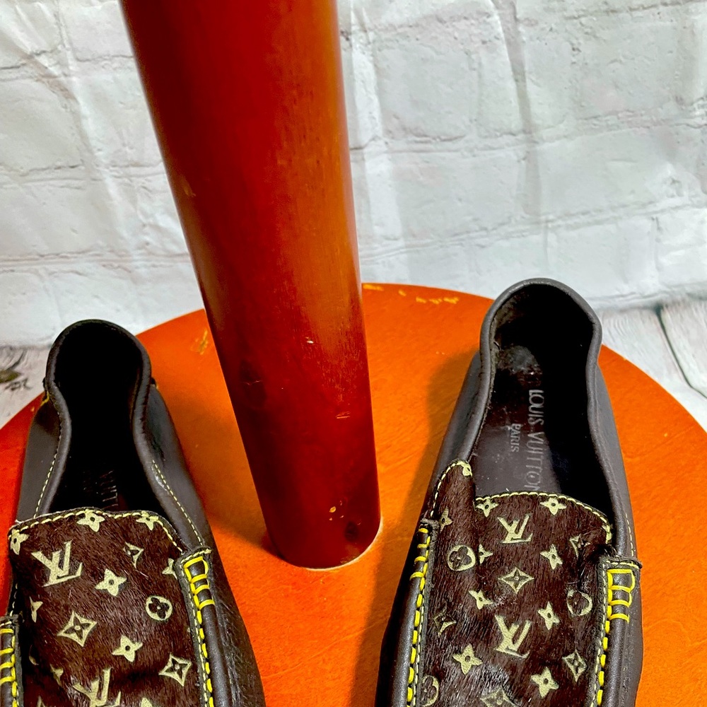 Louis Vuitton brown loafers